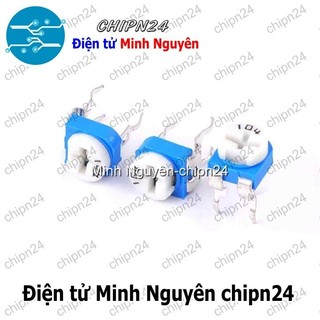 [5 CON] (KG2) Biến trở cúc áo 200K RM065 (Biến trở tam giác 204)