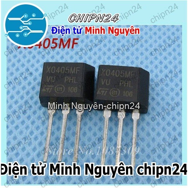 [2 con] (KT1) SCR X0405 TO-220 3A 600V (0405)