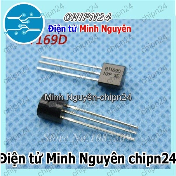 [10 con] (KT1) SCR BT169 TO-92 0.8A 400V (BT169D)