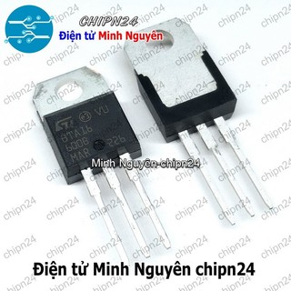 [2 con] (KT1) Triac BTA16-600B TO-220 16A 600V (BTA16-600 BTA16)