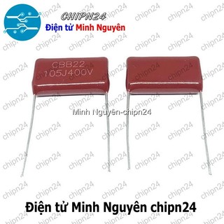 [5 con] (F231) Tụ CBB 400V 105J P=20mm (105 1uF)