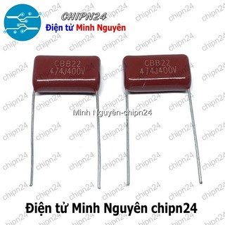 [5 con] (F231) Tụ CBB 400V 474J P=15mm (474 470nF 0.47uF)