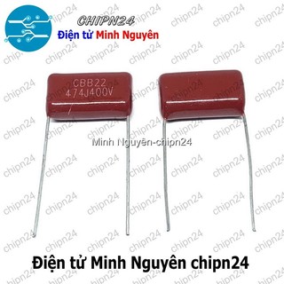 [5 con] (F231) Tụ CBB 400V 474J P=15mm (474 470nF 0.47uF)