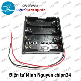 [1 cái] (C4) Hộp Đế pin 4 viên AA