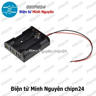 [1 cái] (C3) Hộp Đế pin 3 viên AA
