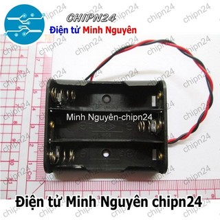 [1 cái] (C3) Hộp Đế pin 3 viên AA