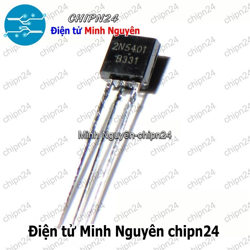 [25 con] (KT1) Transistor 2N5401 TO-92 PNP 300mA 100V (N5401 5401)