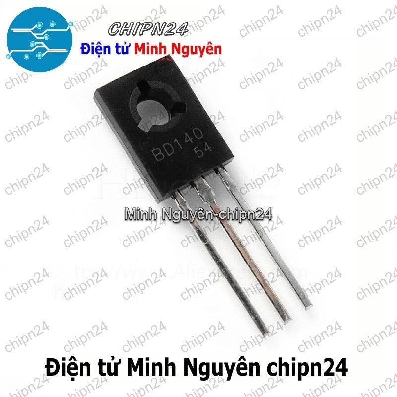 [5 con] (KT1) Transistor BD140 TO-126 PNP 1.5A 80V (D140 140)