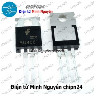 [2 con] (KT1) Transistor BU406 TO-220 NPN 7A 200V (406)