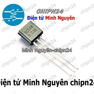 [25 con] (KT1) Transistor BC548 TO-92 NPN 100mA 30V (548)