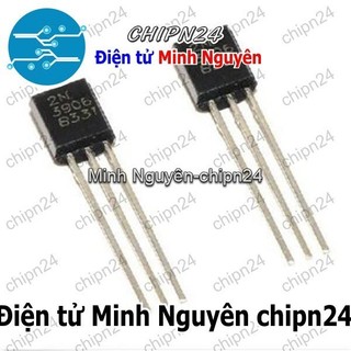 [25 con] (KT1) Transistor 2N3906 TO-92 PNP 200mA 40V (N3906 3906)