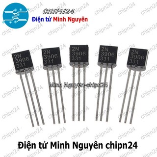 [25 con] (KT1) Transistor 2N3906 TO-92 PNP 200mA 40V (N3906 3906)