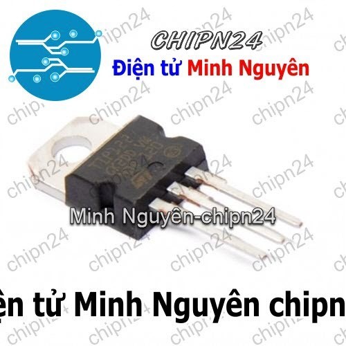 [5 con] (KT1) Transistor TIP122 TO-220 NPN 5A 100V (Darlington)