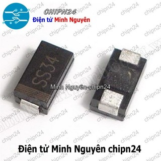[5 con] (G7) Diode Dán SS34 SMA 3A 40V 1N5822 (SMD) (4.3x2.6mm) (Diode xung)