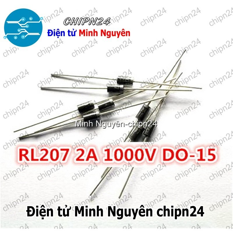 [25 con] (K473) Diode RL207 DIP 2A 1000V