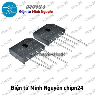 [2 con] (F56) Cầu Diode KBU1010 10A 1000V (10A dẹt)