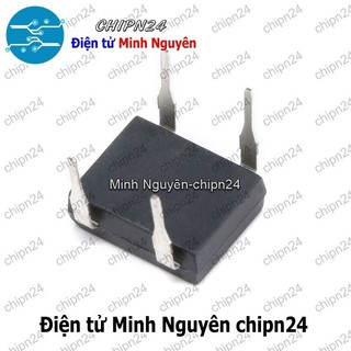 [4 con] (K459) Cầu Diode DB207 DIP-4 2A 700V (2A vuông)