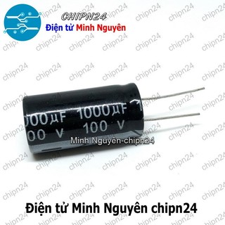 [1 con] (J7) Tụ hóa 1,000uF 100V Đen (18x35mm) (1000uF 100V)
