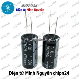 [1 con] (J7) Tụ hóa 1,000uF 100V Đen (18x35mm) (1000uF 100V)