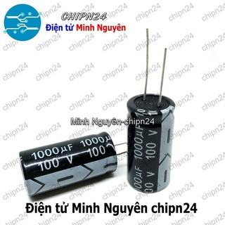 [1 con] (J7) Tụ hóa 1,000uF 100V Đen (18x35mm) (1000uF 100V)