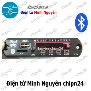 [1 cái] (N5) Mạch MP3 Bluetooth có Remote Màn hình
