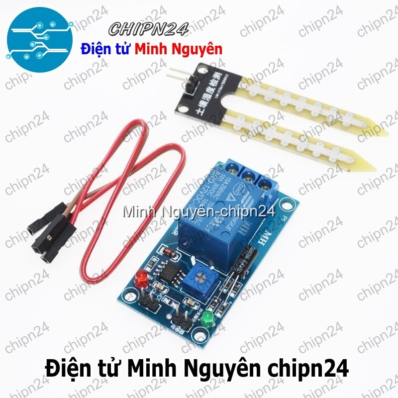 [1 cái] (E50) Module Cảm biến độ ẩm Đất Relay
