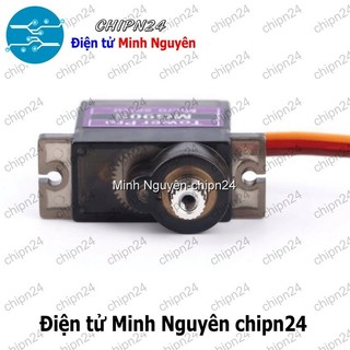 [1 cái] (Q123) Động cơ RC Servo MG90S Bánh răng nhựa 180 độ