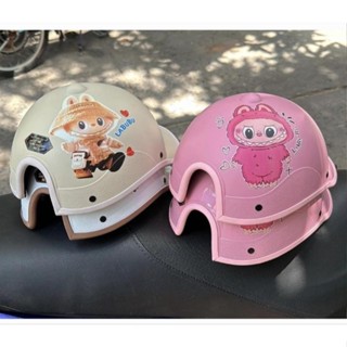 ✨️ LaBuBu ✨️ Nón bảo hiểm kết nữ in hình hoạ tiết labubu _ hàng dày chất lượng