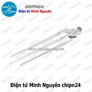 [25 con] (TK11-12) Led 2 màu 3 chân 3MM Trong (Đỏ/Vàng/Xanh Lá/Dương, Âm chung/Dương chung) - [Chọn Loại]