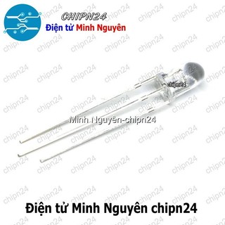 [25 con] (TK7-8) Led 2 màu 3 chân 5MM Trong (Đỏ/Vàng/Xanh Lá/Dương, Âm chung/Dương chung) - [Chọn Loại]
