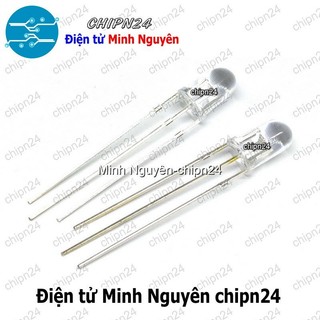[25 con] (TK7-8) Led 2 màu 3 chân 5MM Trong (Đỏ/Vàng/Xanh Lá/Dương, Âm chung/Dương chung) - [Chọn Loại]