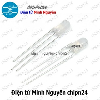 [25 con] (TK9-10) Led 2 màu 3 chân 5MM Đục (Đỏ/Vàng/Xanh Lá/Dương, Âm chung/Dương chung) - [Chọn Loại]