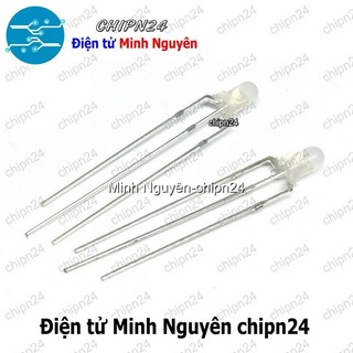 [25 con] (TK13-14) Led 2 màu 3 chân 3MM Đục (Đỏ/Vàng/Xanh Lá/Dương, Âm chung/Dương chung) - [Chọn Loại]