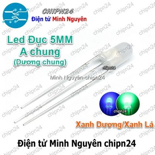 [25 con] (TK9-10) Led 2 màu 3 chân 5MM Đục (Đỏ/Vàng/Xanh Lá/Dương, Âm chung/Dương chung) - [Chọn Loại]