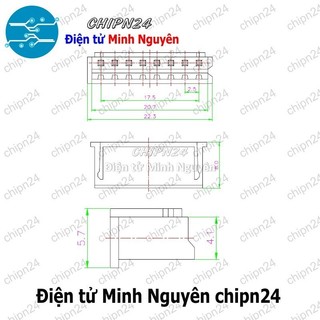 (F299-300) Header XH2.54 Cái (2P/3P/4P/5P/6P/7P/8P/9P/10P) - [Chọn Loại]