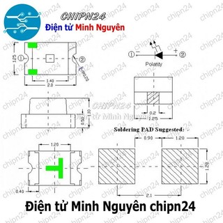 (G5) Led dán SMD 0805 (Đỏ/Vàng/Xanh/Trắng/Cam) - [Chọn Loại]