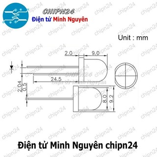 (TK3) Led 8mm Vỏ Đục Màu ra Màu (Đỏ/Vàng/Xanh Lá/Dương/Trắng) - [Chọn Loại]