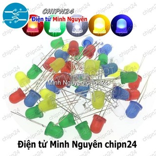 (TK3) Led 8mm Vỏ Đục Màu ra Màu (Đỏ/Vàng/Xanh Lá/Dương/Trắng) - [Chọn Loại]