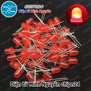 (TK3) Led 8mm Vỏ Đục Màu ra Màu (Đỏ/Vàng/Xanh Lá/Dương/Trắng) - [Chọn Loại]
