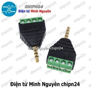 [1 cái] (F114) Jack chuyển Audio ra Domino (2.5MM/3.5MM 3 chân/4 chân Đực/Cái) - [Chọn Loại]