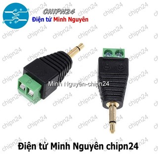 [1 cái] (F114) Jack chuyển Audio ra Domino (2.5MM/3.5MM 3 chân/4 chân Đực/Cái) - [Chọn Loại]