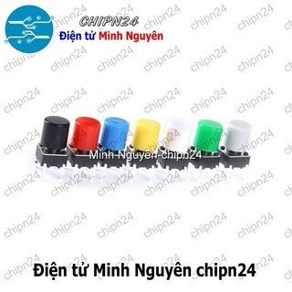 [10 cái] (H60) Nắp chụp nút nhấn vuông 6x6mm (Đỏ/Vàng/Xanh Lá/ Xanh Dương/Trắng/Đen/Xám) - [Chọn Màu]