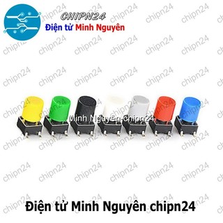 [10 cái] (H60) Nắp chụp nút nhấn vuông 6x6mm (Đỏ/Vàng/Xanh Lá/ Xanh Dương/Trắng/Đen/Xám) - [Chọn Màu]