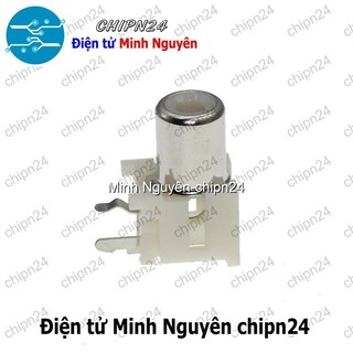 [4 cái] (F116) Jack cắm Audio RCA AV 1 chấu (AV5 Âm thanh Bông sen) - [Chọn Loại]