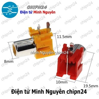 [4 cái] (F116) Jack cắm Audio RCA AV 1 chấu (AV5 Âm thanh Bông sen) - [Chọn Loại]
