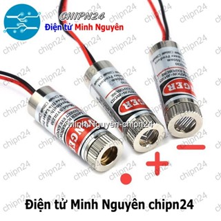 [1 cái] Đầu Phát Laser 3-5V 5mW (Sáng Đỏ Laze Hội Tụ/Dòng kẻ/Chữ thập) - [Chọn Loại]