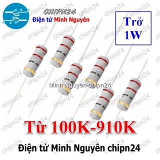 [10 con] Điện Trở 1W 5% (100K 120K 150K 180K 220K 330K 390K 470K 510K 560K 680K 820K) - [Chọn Loại]