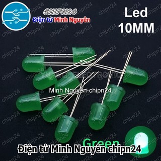 (TK15) Led 10mm Vỏ Đục Màu ra Màu (Đỏ/Vàng/Xanh Lá/Dương/Trắng) - [Chọn Loại]
