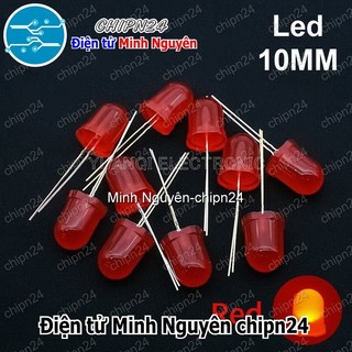 (TK15) Led 10mm Vỏ Đục Màu ra Màu (Đỏ/Vàng/Xanh Lá/Dương/Trắng) - [Chọn Loại]