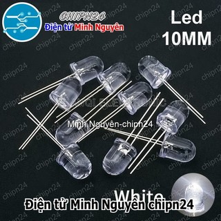 (TK15) Led 10mm Vỏ Đục Màu ra Màu (Đỏ/Vàng/Xanh Lá/Dương/Trắng) - [Chọn Loại]